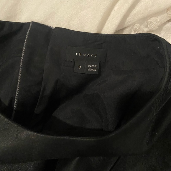 Theory Orinthia C Dress with Leather Bodice - Picture 10 of 11